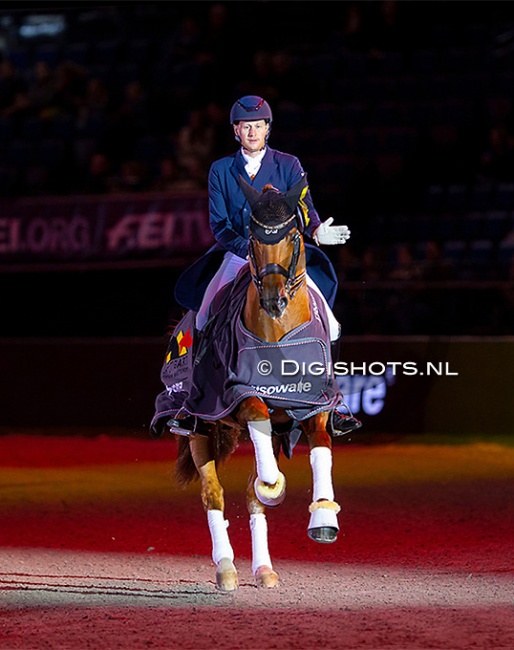 Matthias Rath and Destacado FRH winning the German Masters at the 2022 CDI-W Stuttgart :: Photo © Digishots