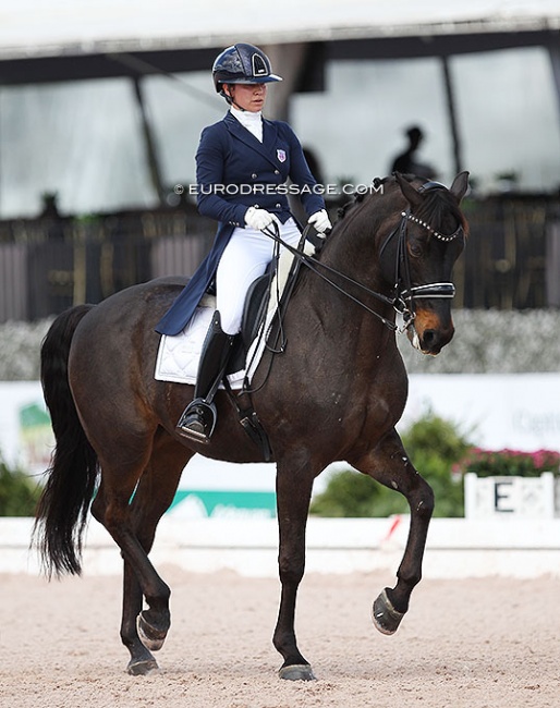 Hope Cooper and Hot Chocolate at the 2022 CDI Wellington :: Photo © Astrid Appels