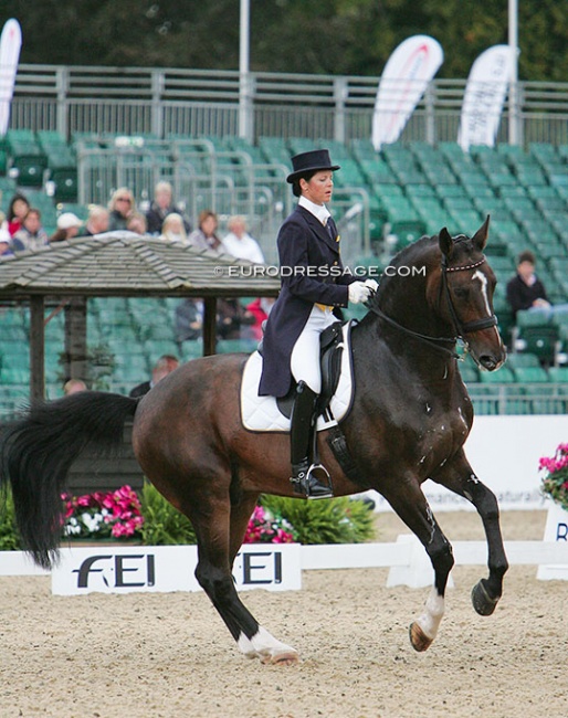 Airisa Penele and Ravels at the 2009 European Dressage Championships :: Photo © Astrid Appels
