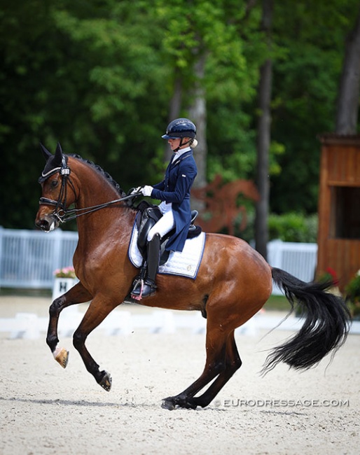 Jette de Jong and Heavenly Charming at the 2022 CDIO Compiègne :: Photo © Astrid Appels