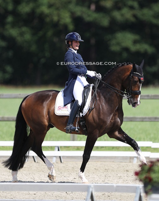 Beatrice Arturi and Grandeur at their last international together, the 2022 CDI Meerle :: Photo © Astrid Appels