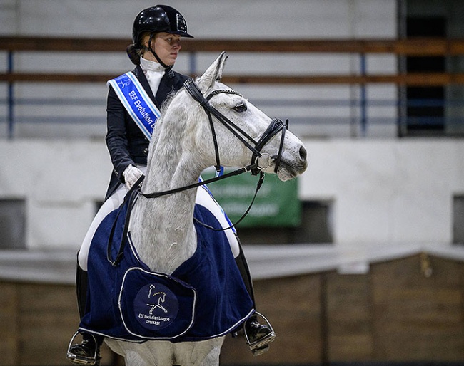 Winner of the EEF Dressage Evolution Team competition at the 2022 CDI-W Motesice. This team competition is one of the initiatives of the EEF Dressage Working Group to promote dressage sport in Central Europe :: Photo © Sona NIkova