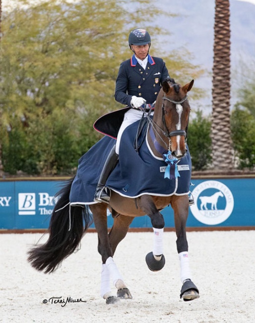 Steffen Peters and Suppenkasper at the 2022 CDI-W Thermal :: Photos © Terri Miller