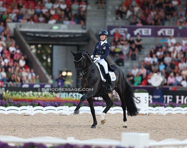 Therese Nilshagen and Dante Weltino at the 2022 World Championships in Herning :: Photo © Astrid Appels