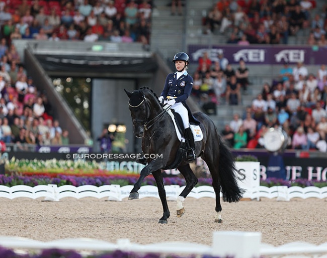 Therese Nilshagen and Dante Weltino at the 2022 World Championships in Herning :: Photo © Astrid Appels