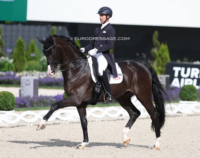 Benjamin Werndl and Daily Mirror at the 2022 CDIO Aachen :: Photo © Astrid Appels