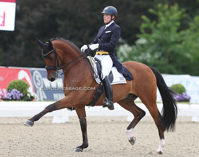 Henri Ruoste and Rossetti at the 2022 Aachen Dressage Days CDI in Hagen :: Photo © Astrid Appels