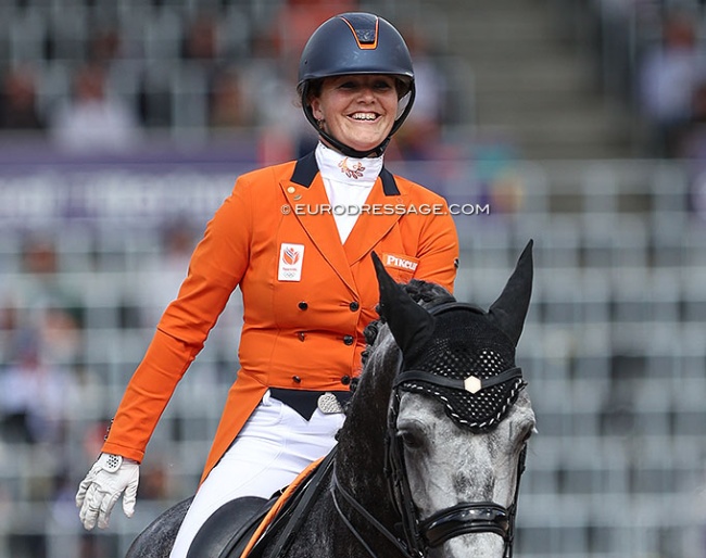 Thamar Zweistra at the 2022 World Championships Dressage in Herning :: Photo © Astrid Appels