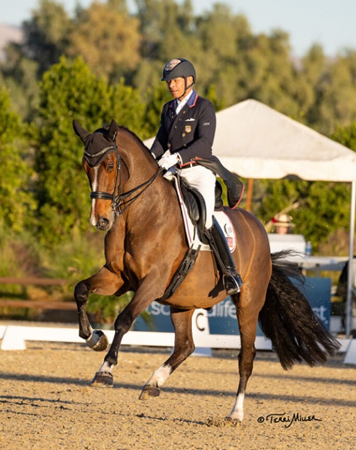 Steffen Peters and Suppenkasper at the 2023 CDI-W Thermal :: Photo © Terri Miller