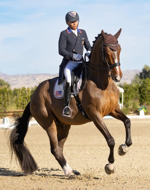 Steffen Peters and Suppenkasper at the 2023 CDI-W Thermal :: Photo © Terri Miller