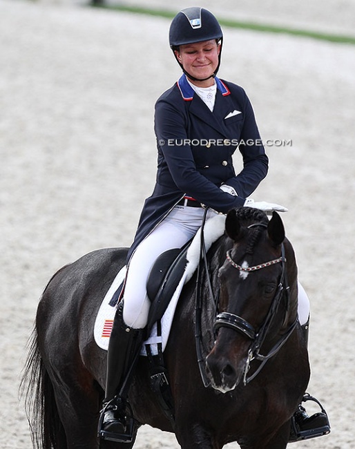 Adrienne Lyle and Salvino at the 2021 Tokyo Olympics :: Photo © Astrid Appels