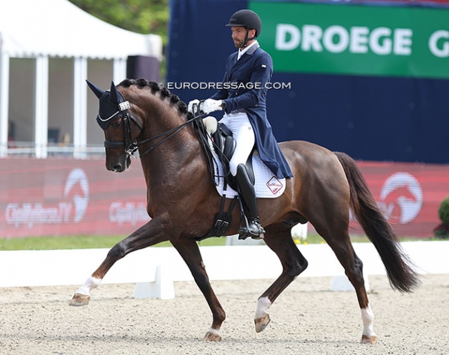Tommie Visser and Genesis at the 2022 CDI Hagen :: Photo © Astrid Appels