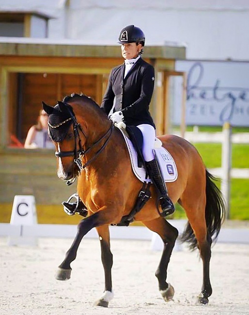 Isabell Nowak and Stanford competing in 2022 :: Photo © private