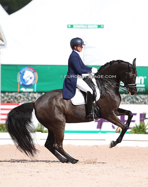 Pia Fortmuller and Frieda at the 2022 CDI Wellington :: Photo © Astrid Appels
