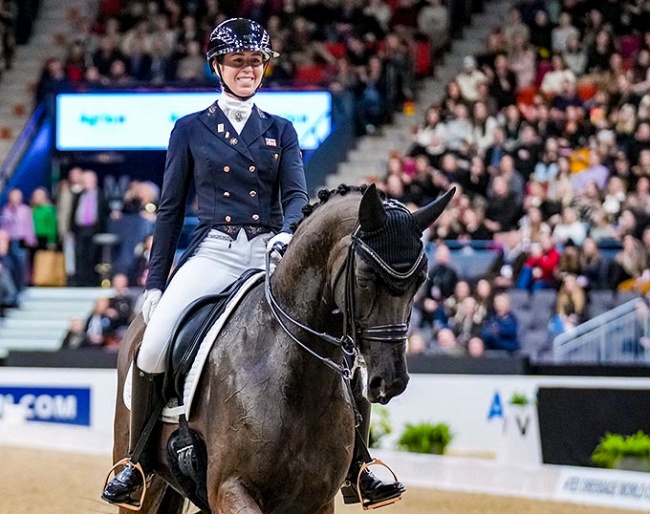 Carina Cassoe Kruth and Heiline's Danciera at the 2023 CDI-W Gothenburg :: Photo © Kim Lundin