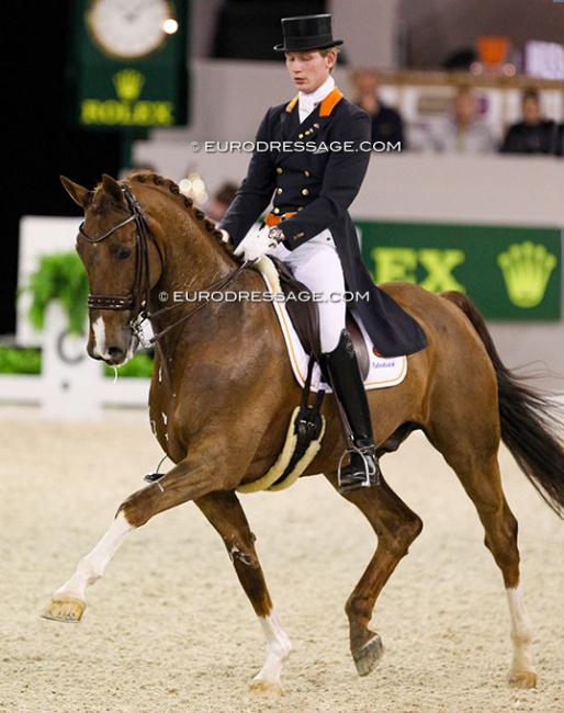 Diederik van Silfhout and Popeye at the 2012 CDI-W 's Hertogenbosch :: Photo © Astrid Appels