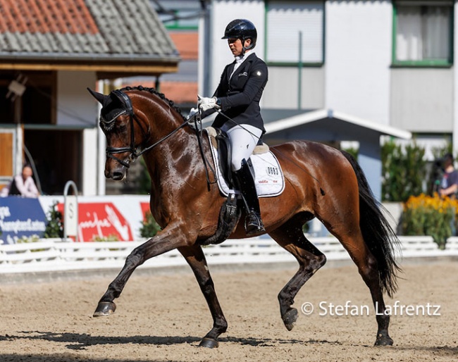 Tessa Frank and Barcelo at the 2022 Bundeschampionate :: Photo © Stefan Lafrentz