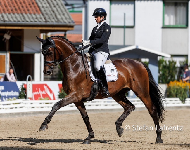 Tessa Frank and Barcelo at the 2022 Bundeschampionate :: Photo © Stefan Lafrentz