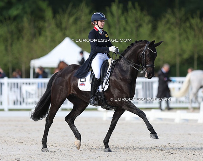 Isobel Lickley and Mount St. John Furstin Fugger at the 2022 CDIO Compiegne :: Photo © Astrid Appels