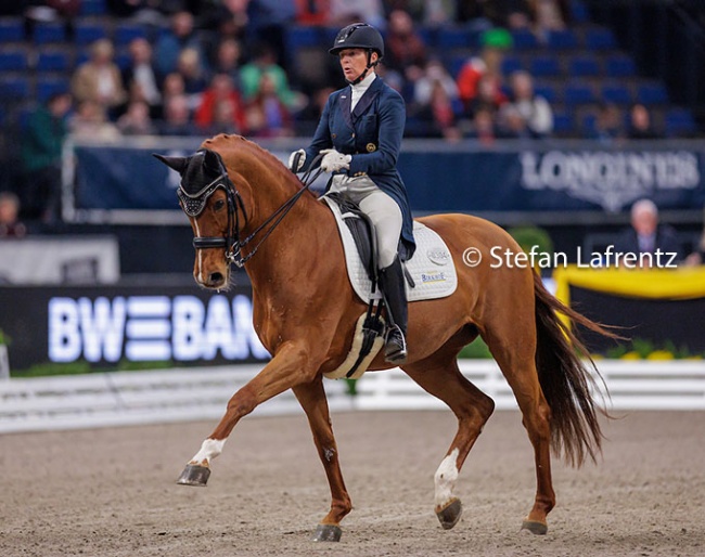 Nicole Casper and Don Roeschen FBW at the 2022 CDI Stuttgart :: Photo © Stefan Lafrentz