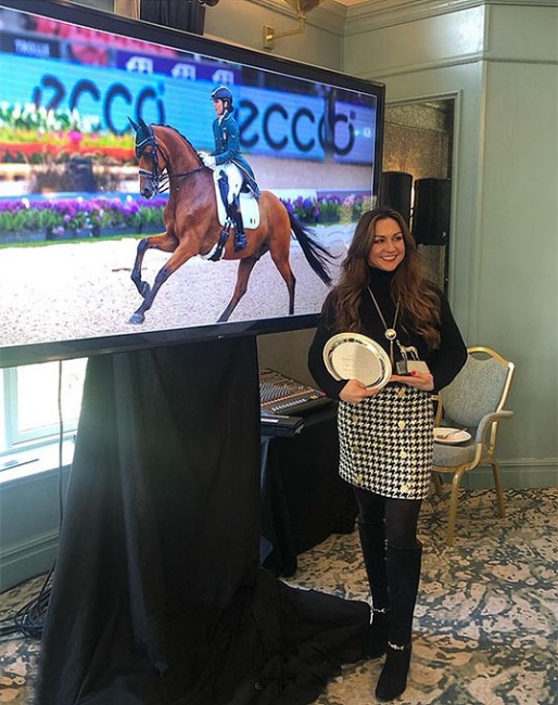 Abi Lyle, recipient of the The Irish Field Dressage Rider of the Year award for 2022
