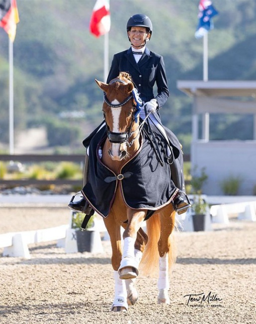 Tina Caldwell and Lagerfeld K at the 2023 CDI Temecula :: Photo © Terri Miller