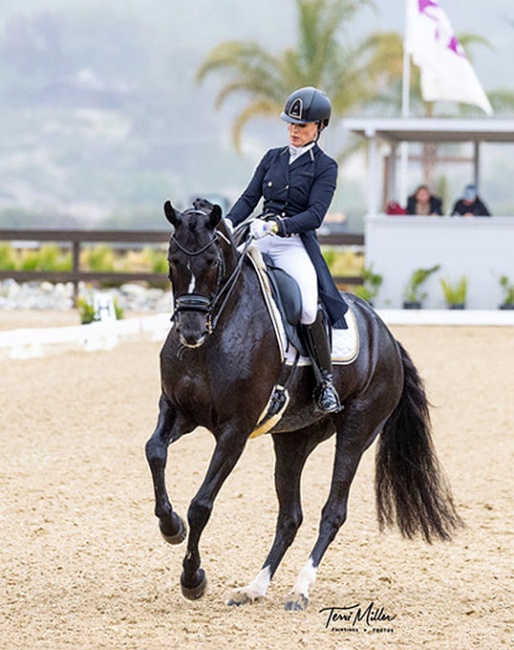 Rebecca Rigdon and Heide Spirit at the 2023 CDI Temecula in California :: Photo © Terri Miller