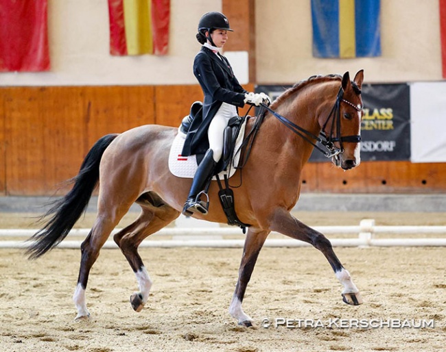 Pia Stallmeister and Simoncic' Korefan at the 2023 CDN Weikersdorf :: Photos © Petra Kerschbaum