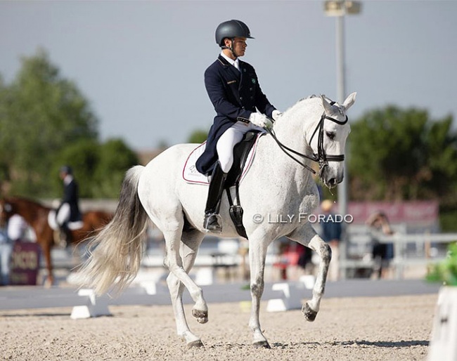 Pedro Tavares de Almeida and Famous do Vouga at the 2022 CDI Camarma de Estruelas :: Photo © Lily Forado