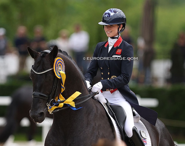 Charlotte Fry and Glamourdale at the 2022 CDIO Compiegne. This year Fry will bring Dark Legend :: Photo © Astrid Appels