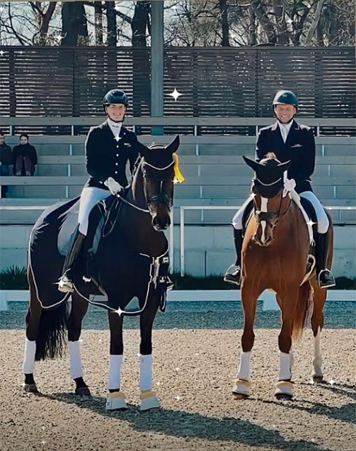 Kira and Mathis Ripphoff were first and third in the 6-year old division in Elmlohe :: Photo © Ripphoff