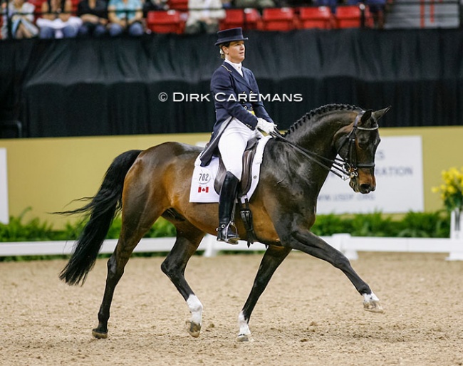 Jacqueline Brooks and Gran Gesto at the 2007 World Cup Finals in Las Vegas :: Photo © Dirk Caremans