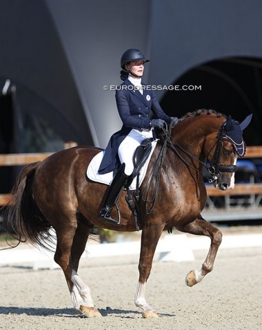 Aleksandra Maksakova and Bojengels at the 2020 CDI Grote Brogel :: Photo © Astrid Appels