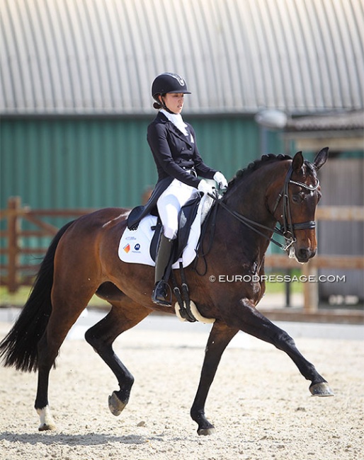 Maria Takada and Britania at the 2021 CDI Grote Brogel :: Photo © Astrid Appels