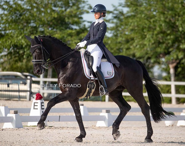 Celine Wagner and Don Diego at the 2023 CDI Camarma de Esteruelas :: Photo © Lily Forado
