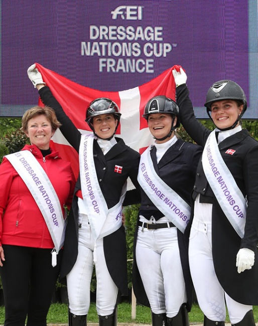 Team Denmark wins the FEI Nations Cup at the 2023 CDIO Compiegne :: Photo © PSV