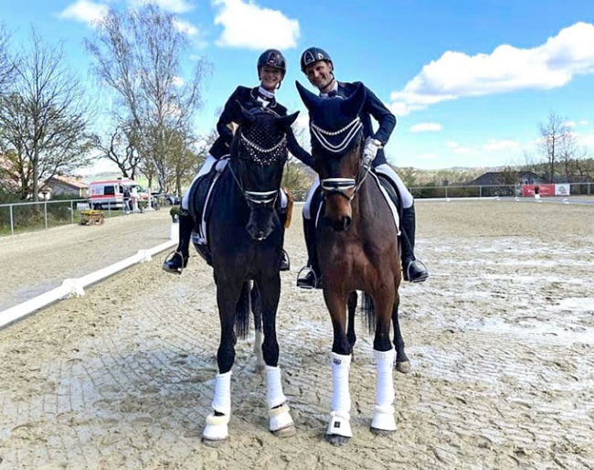 Mareike Mimberg-Hess and Philipp Hess place first and second at the 2023 CDN Vöhl :: Photo © private