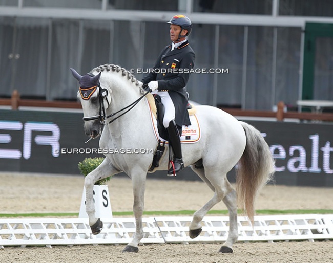Juan Antonio Jimenez and Euclides MOR rode for Spain at the 2019 and 2021 European Championships :: Photo © Astrid Appels