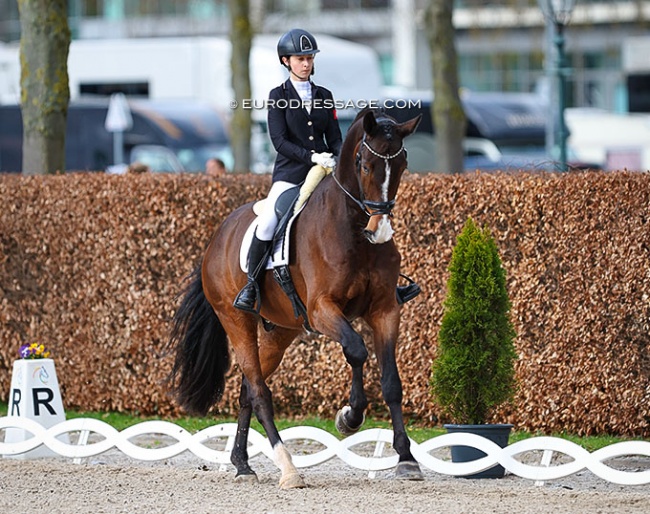 Turkey's Lal Mira Gurgen on Lowland at the 2023 CDI Aachen Festival 4 Dressage :: Photo © Astrid Appels