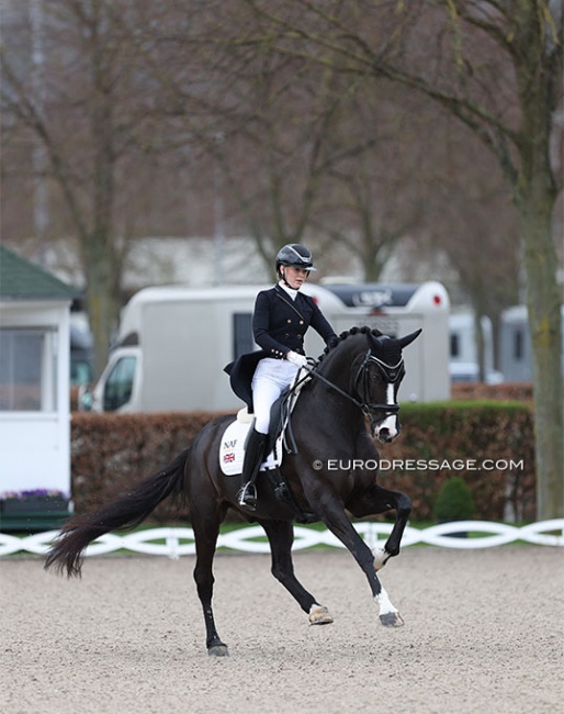 Jessica McConkey and Wilson Stensvang at the 2023 CDI Aachen Festival 4 Dressage :: Photo © Astrid Appels
