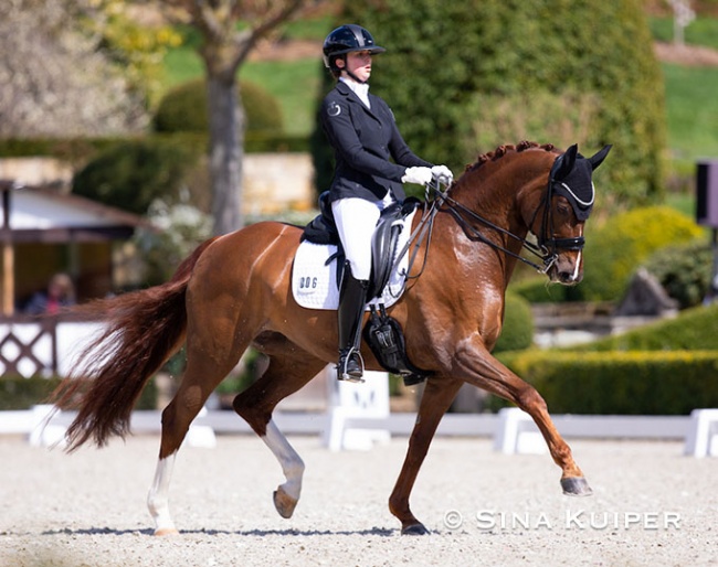 Josephine Ruppert and Bella Donna are German team new comers selected to compete at the 2023 European Championships in July :: Photo © Sina Kuiper