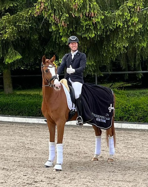 Jerome Schneiders and Bacchabundus at the 2023 CDN Kurtscheid :: Photo © private