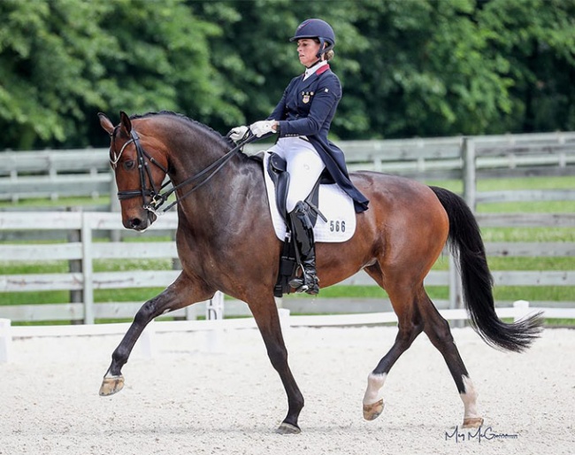 Lauren Sammis and Heiline's Oh Land at the 2023 CDI Quakertown :: Photo © Meg McGuire