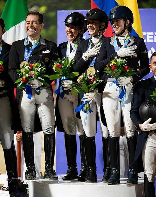 Colombia wins team gold at the 2023 Central American and Caribbean Games :: Photo © Juan Manuel Photography