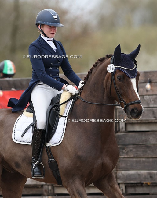 Antonia Richter on Fior Da Liso at the 2023 CDI Sint-Truiden :: Photo © Astrid Appels