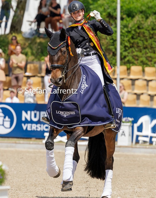 Jessica von Bredow-Werndl and Dalera BB win GP Special and Kur gold at the 2023 German Dressage Championships :: Photo © Stefan Lafrentz