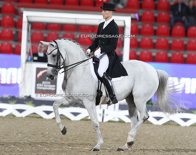 Daniel Bachmann Andersen and Donna Silver in the U25 at the 2013 European Championships :: Photo © Astrid Appels