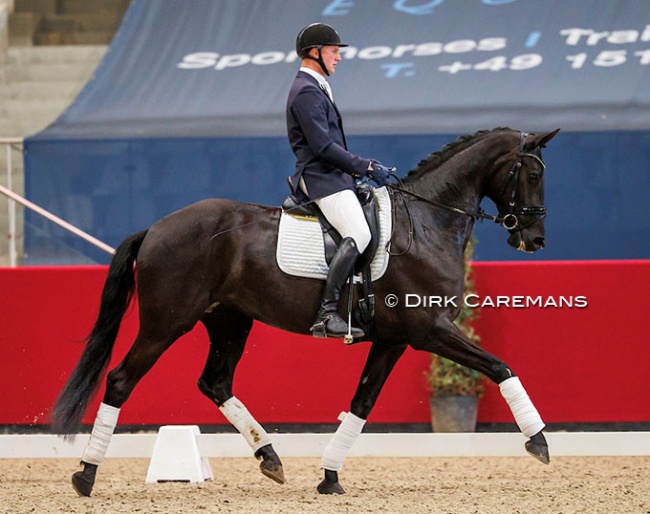 Pieter Foets and Romina van het Kolisbos (by Glamourdale x Camus) in 2022 :: Photo © Dirk Caremans