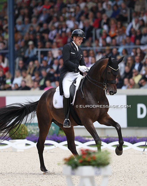 Frederic Wandres and Bluetooth at the 2023 CDIO Aachen :: Photo © Astrid Appels