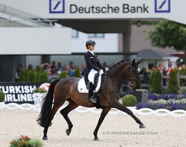 Jessica von Bredow-Werndl and Dalera BB at the 2023 CDIO Aachen :: Photo © Astrid Appels